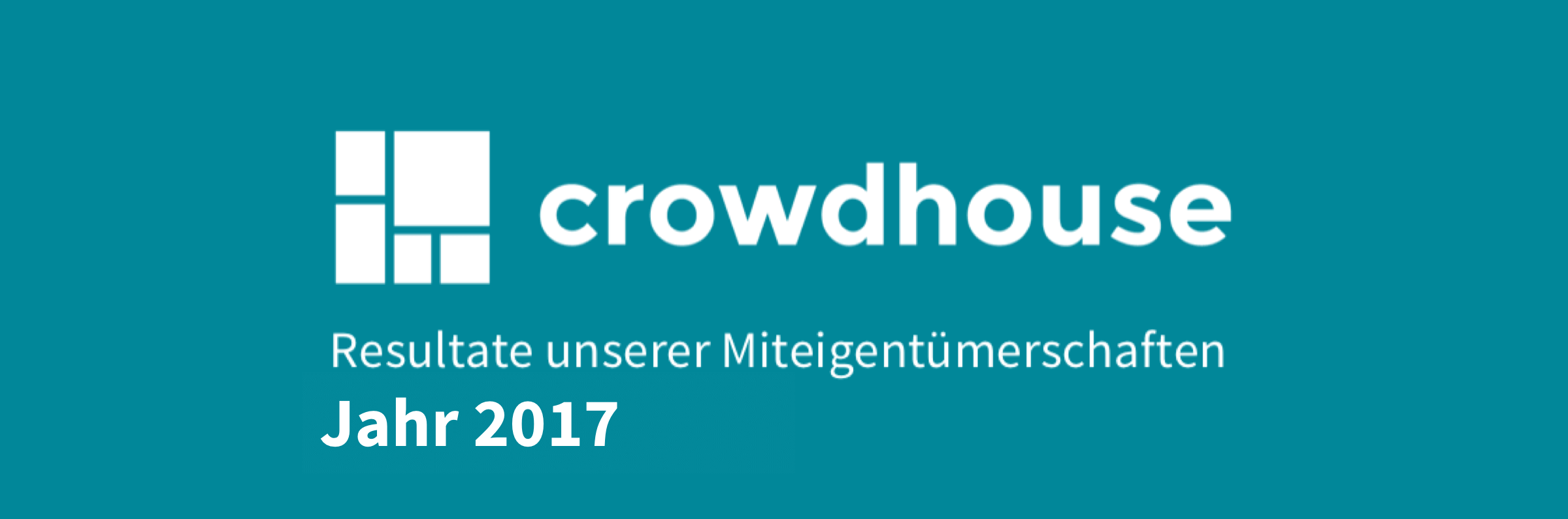 Ergebnisse unserer Miteigentümerschaften für das Jahr 2017