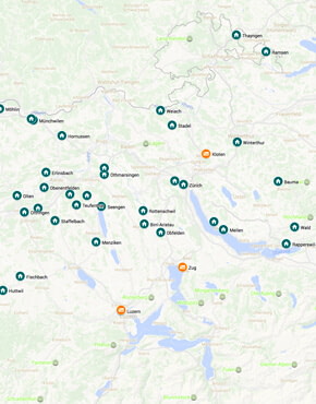 Interaktive Karte mit allen crowdhouse-Immobilien